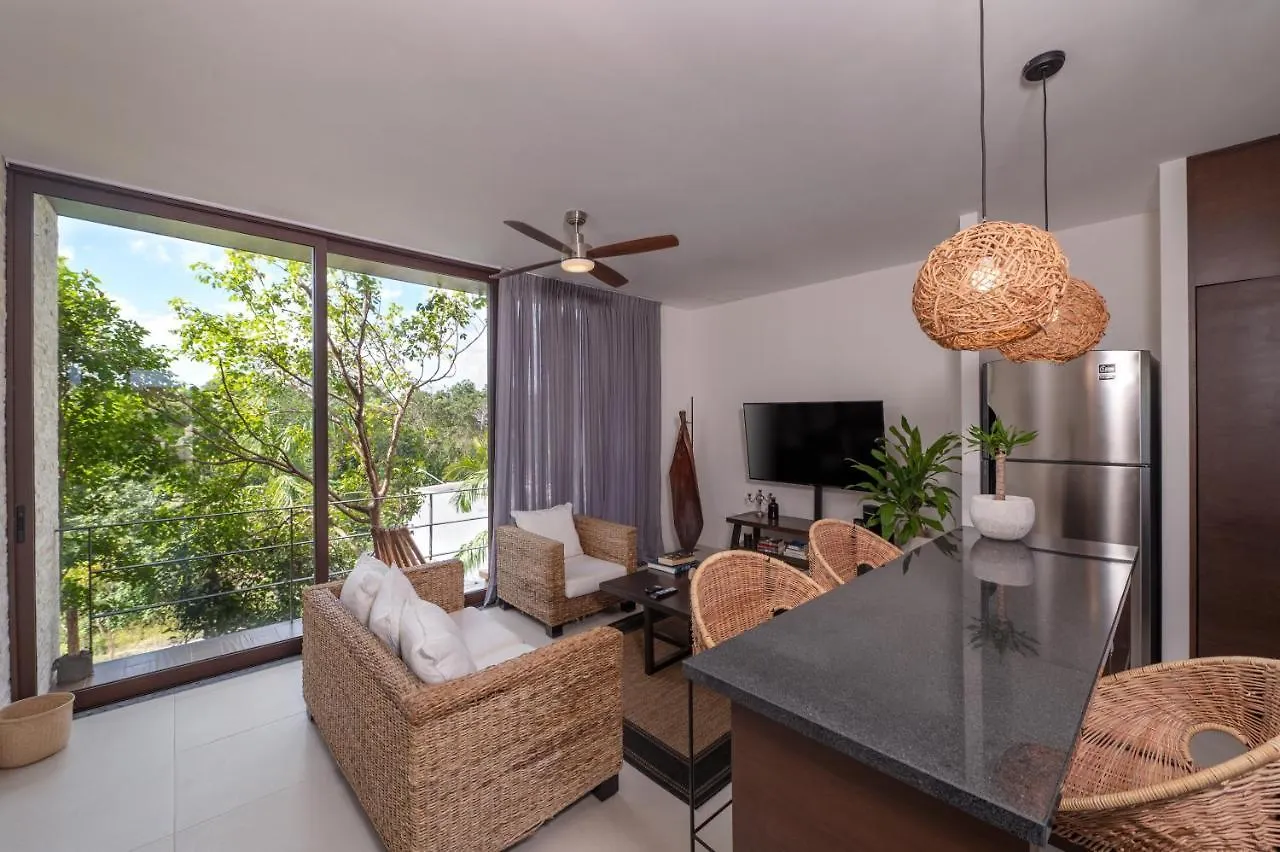 Cozy Studio In La Veleta Tulum With Gym And Pool Appartamento Messico