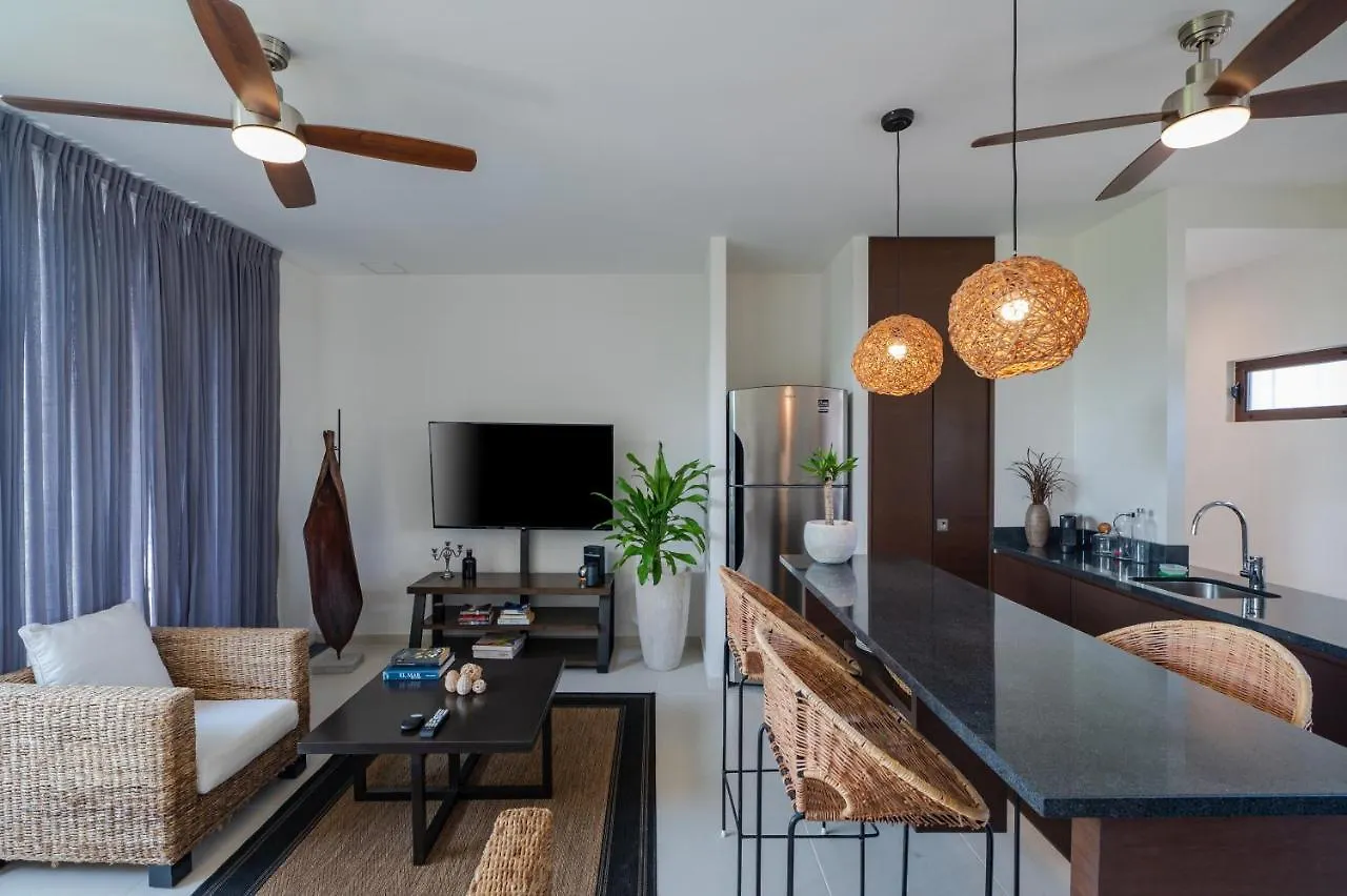 Cozy Studio In La Veleta Tulum With Gym And Pool Appartamento Messico
